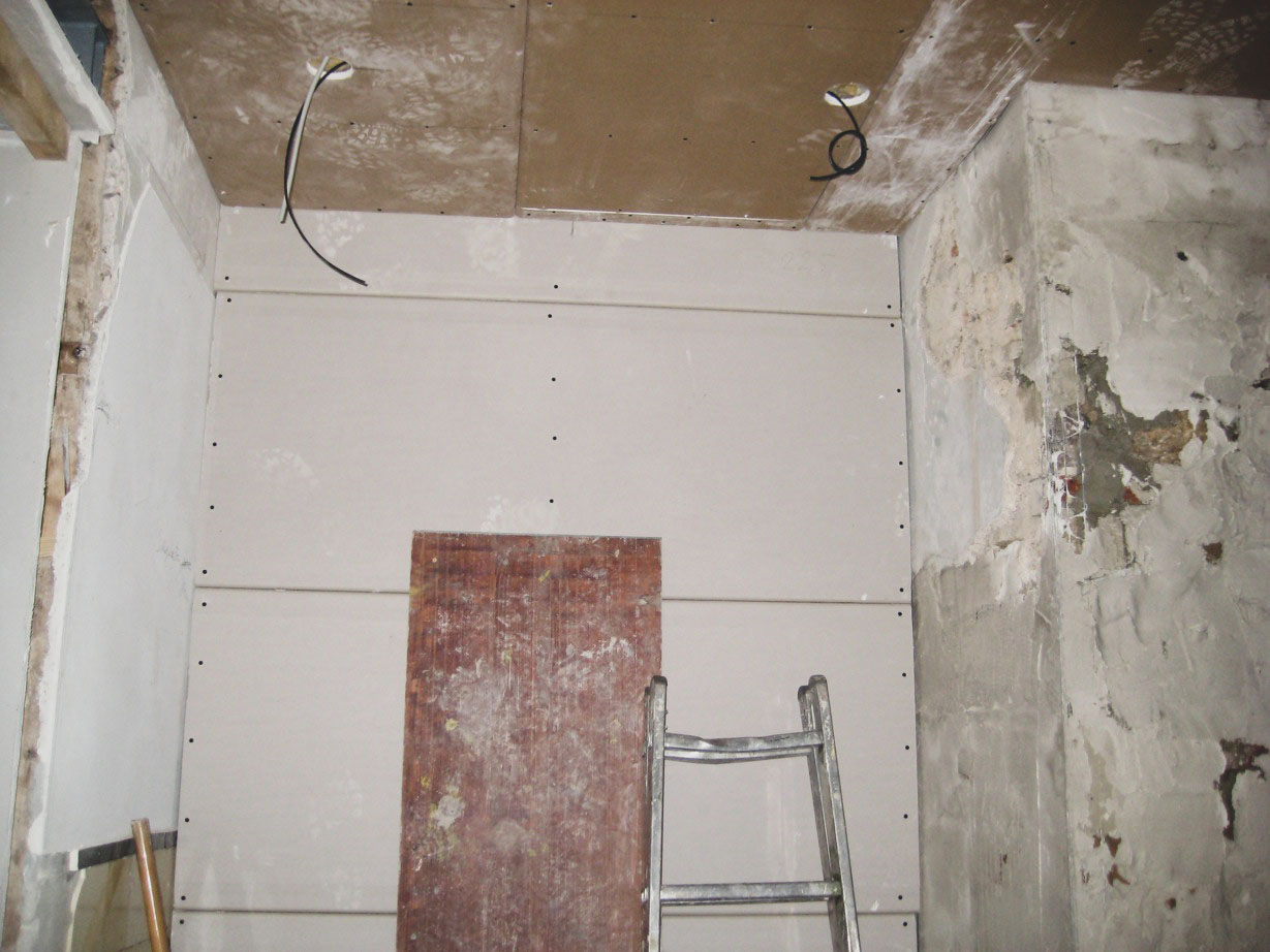 Renovierung der Wände